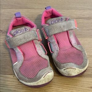PLAE Ty Kids Sneakers - Pink and Silver